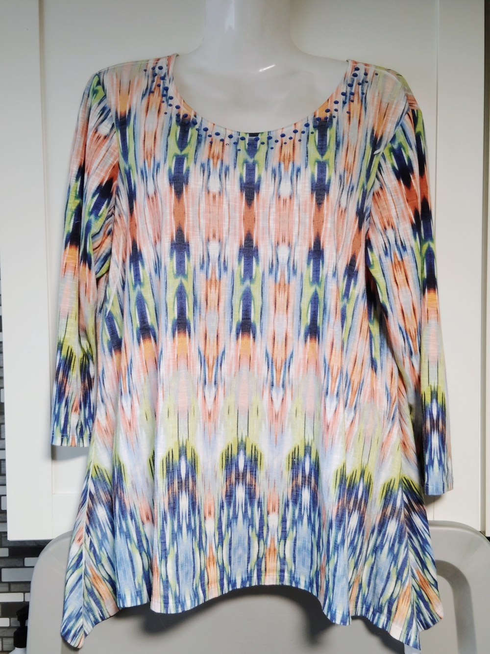 Ruby Rd Artsy Blouse Sz-Petite Medium